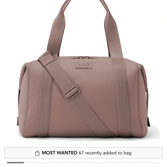 DAGNE DOVER LANDON CARRYALL LARGE Brown Tote Bag - Picture 1 of 7